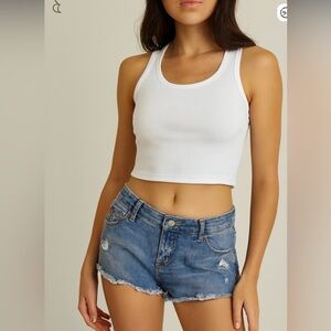 y2k micro demin retro Shorts
